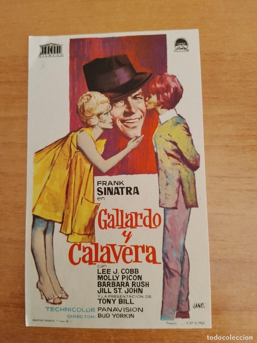 Cine: ROSA-PROGRAMA DE LA PELICULA---GALLARDO Y CALAVERA