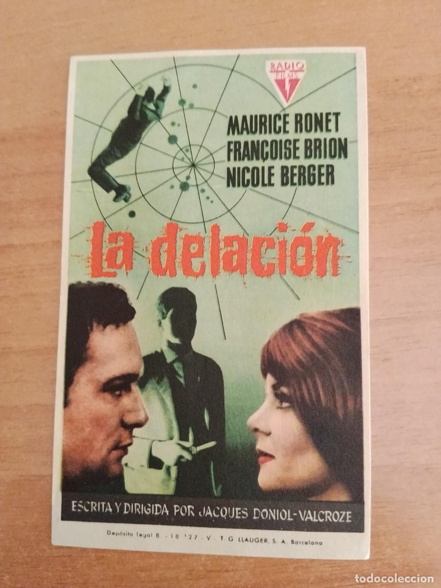 Cine: ROSA-PROGRAMA DE LA PELICULA---LA DELACION