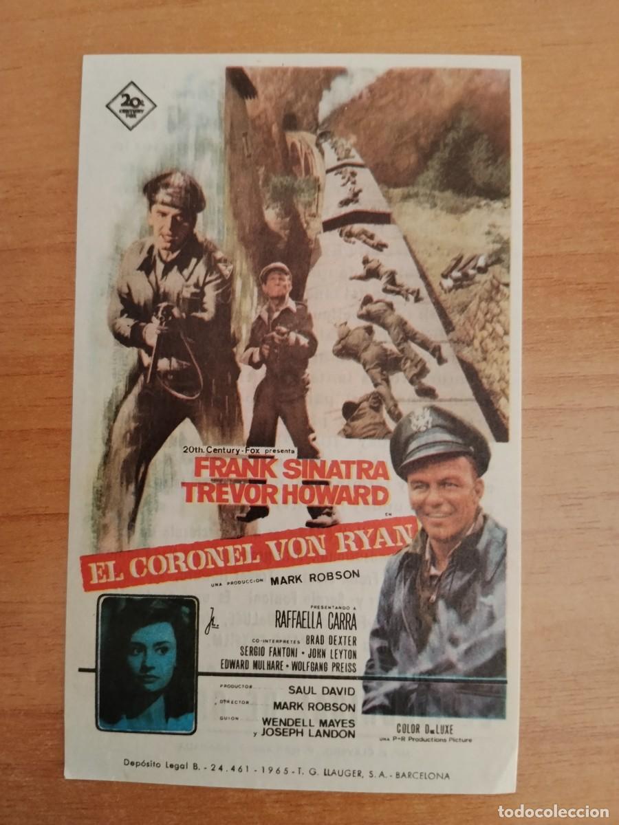 Cine: ROSA-PROGRAMA DE LA PELICULA---EL CORONEL VON RYAN ct