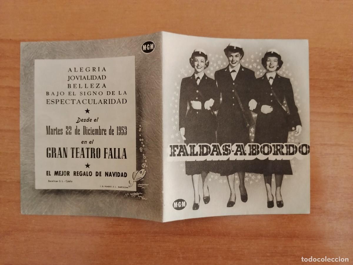 Cine: ROSA-PROGRAMA DE LA PELICULA---FALDAS A BORDO