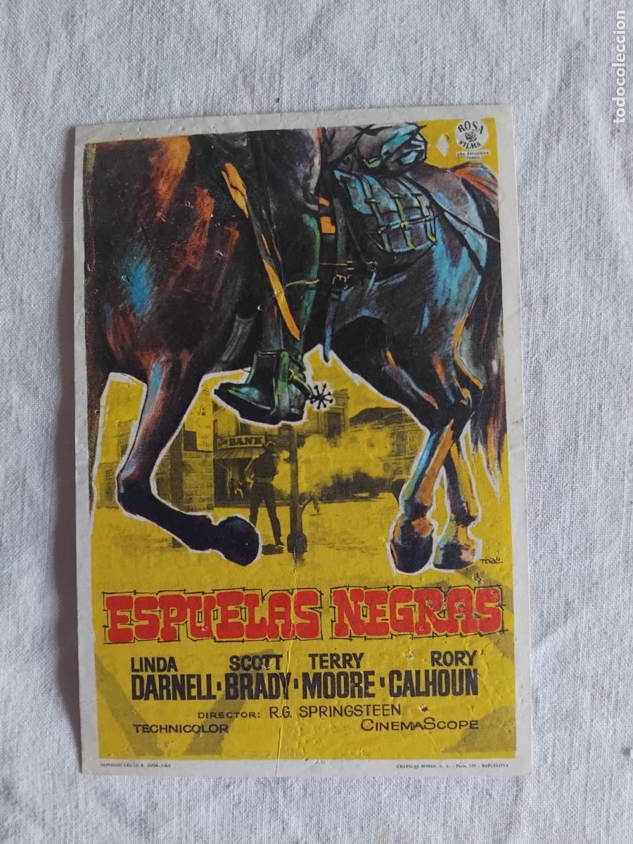 Cine: PROGRAMA DE CINE ESPUELAS NEGRAS. CINE MIRAMAR CANET DE MAR.