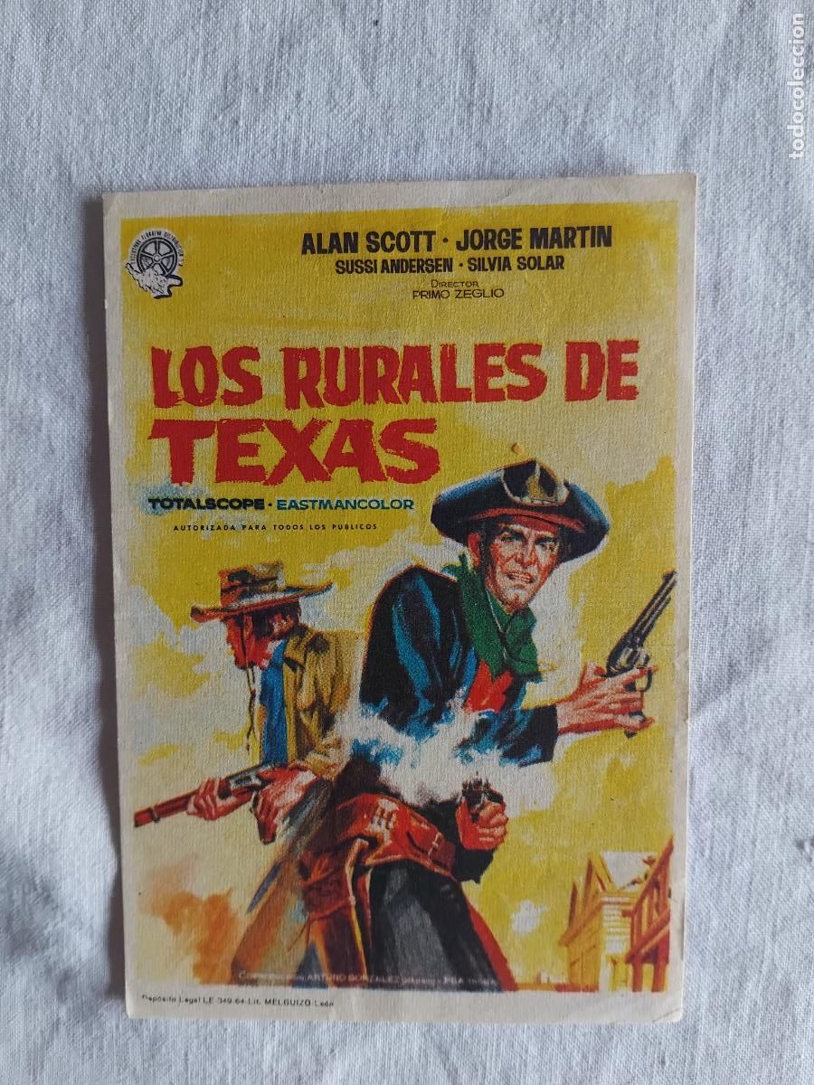Cine: PROGRAMA DE CINE LOS RURALES DE TEXAS. - Foto 1