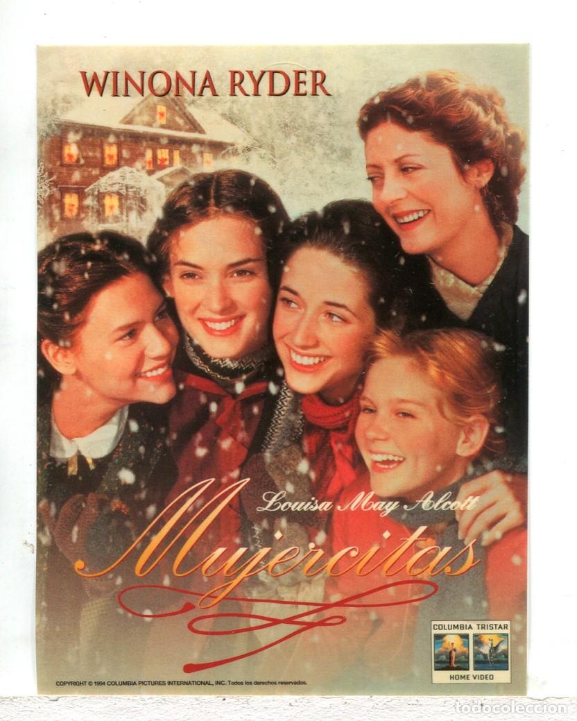 Cine: MUJERCITAS, con Winona Ryder. PEGATINA 7,50 X 10 cms.