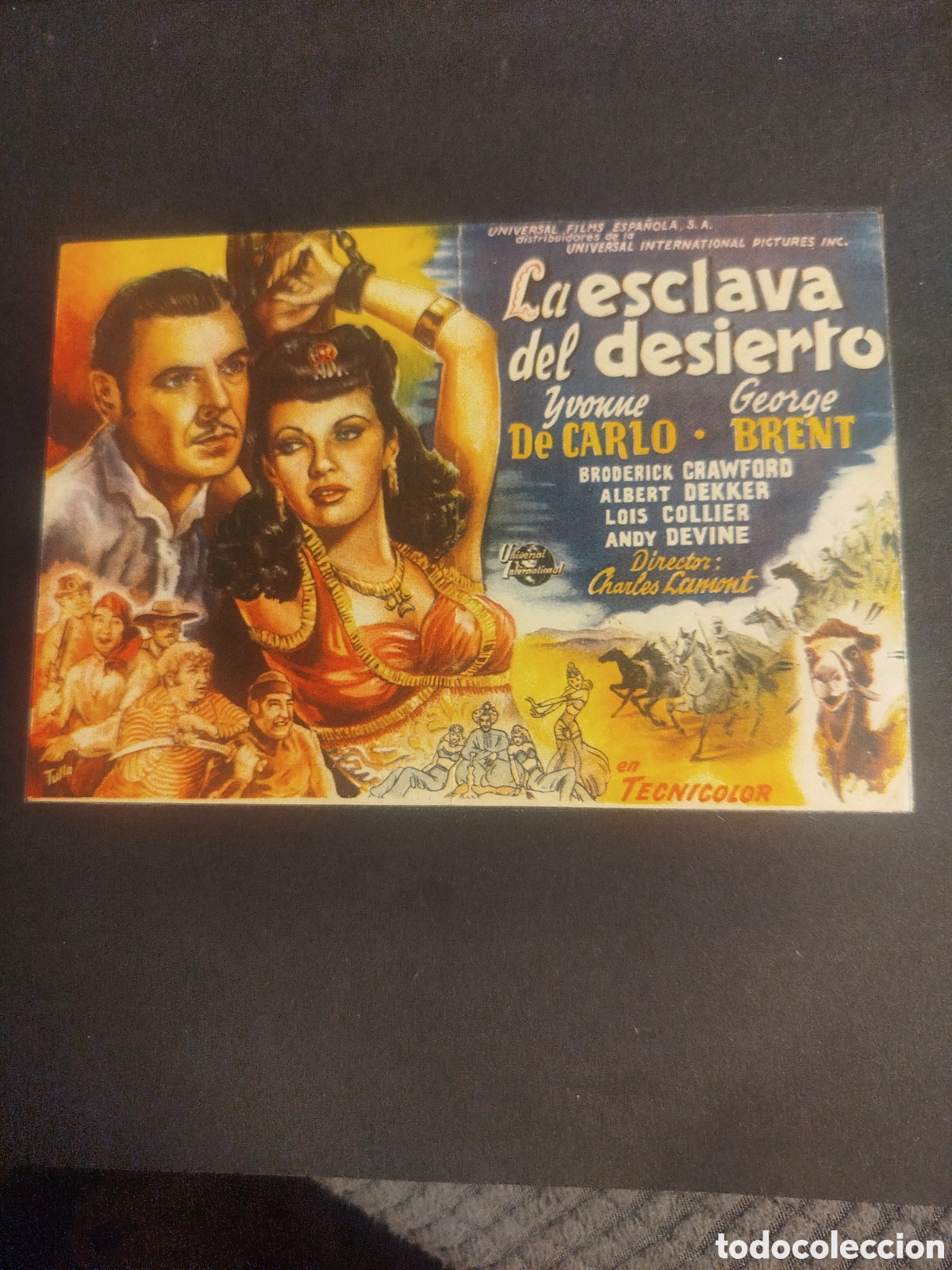 Cine: LA ESCLAVA DEL DESIERTO