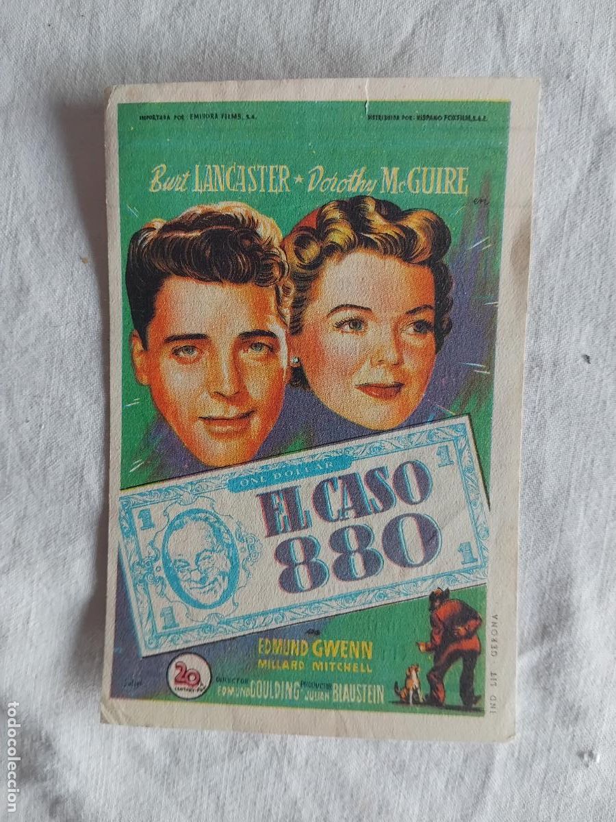 Cine: PROGRAMA DE CINE EL CASO 880. CINE MODERNO. - Foto 1