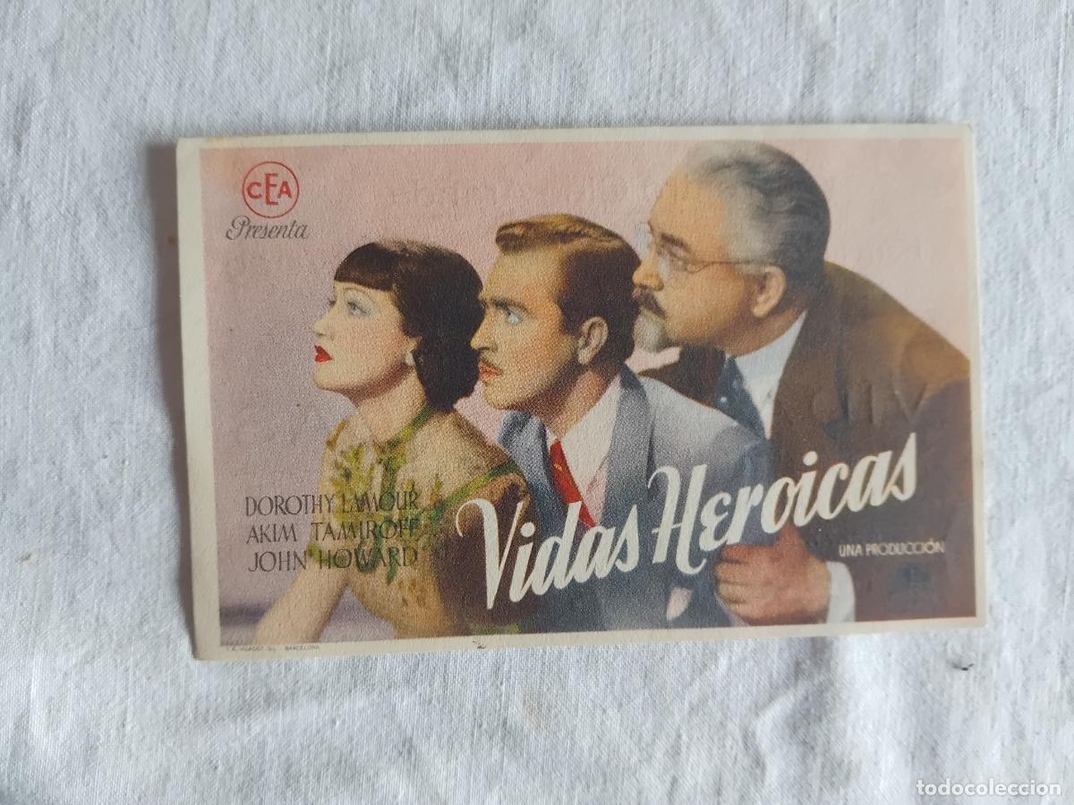 Cine: PROGRAMA DE CINE VIDAS HEROICAS. TETRO CINE ARANDA. - Foto 1