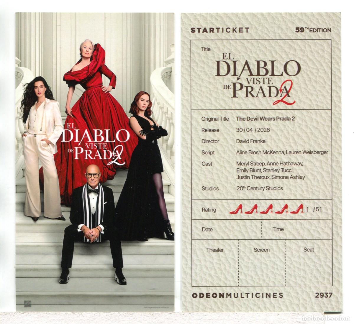 Cine: EL DIABLO VISTE DE PRADA, 2, con Meryl Streep.