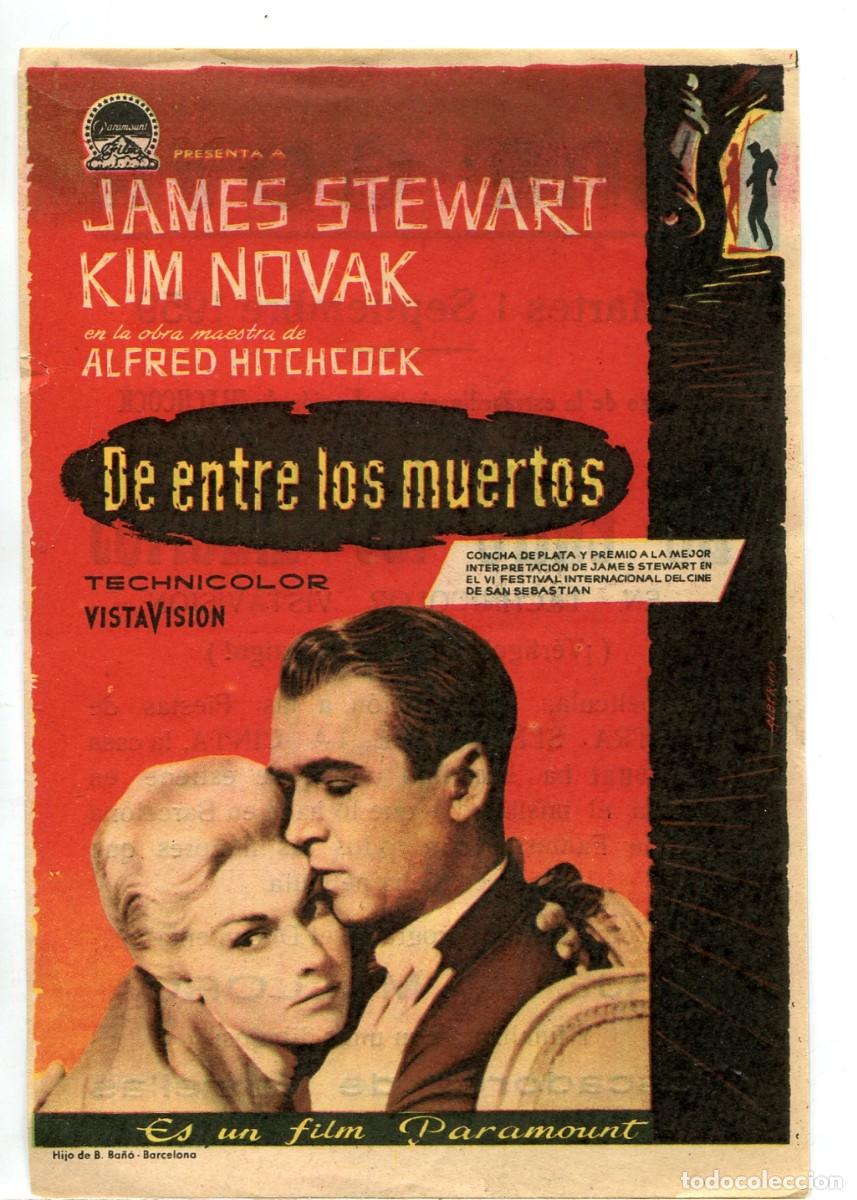 Cine: DE ENTRE LOS MUERTOS, de Alfred Hitchcock.