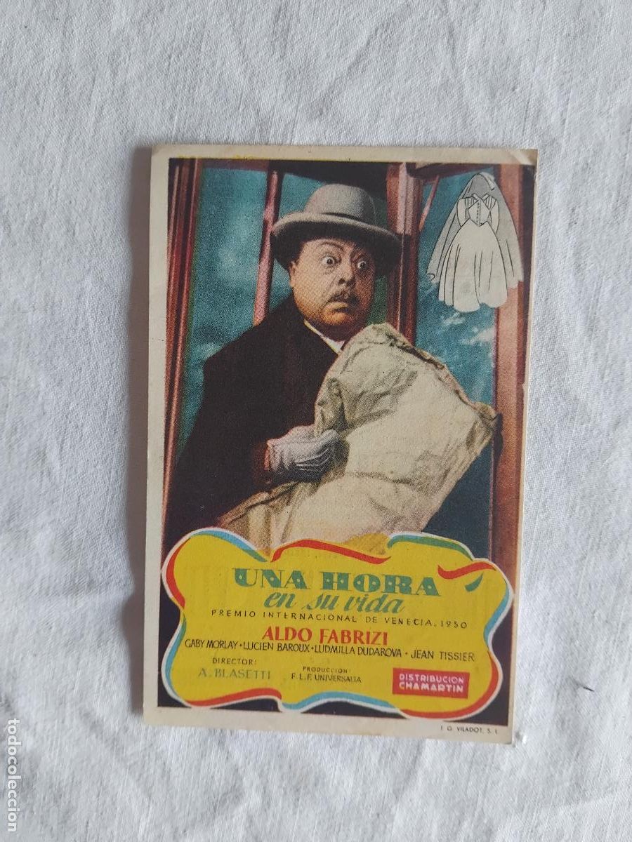 Cine: PROGRAMA DE CINE UNA HORA EN SU VIDA. 1941. ODEON CINEMA. CANET DE MAR. - Foto 1