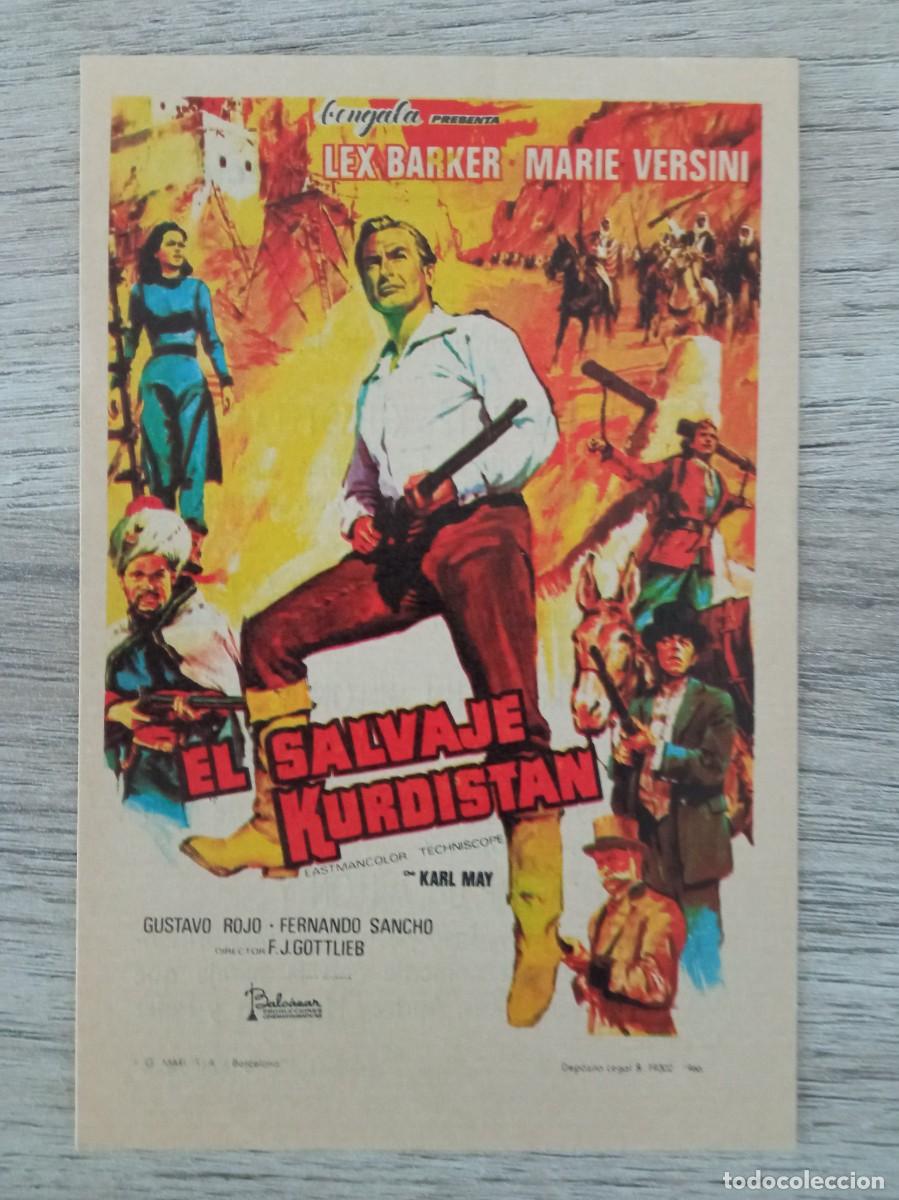 Cine: EL SALVAJE KURDISTAN, LEX BARKER, KARL MAY, TEATRO REGIO, YECLA, MURCIA