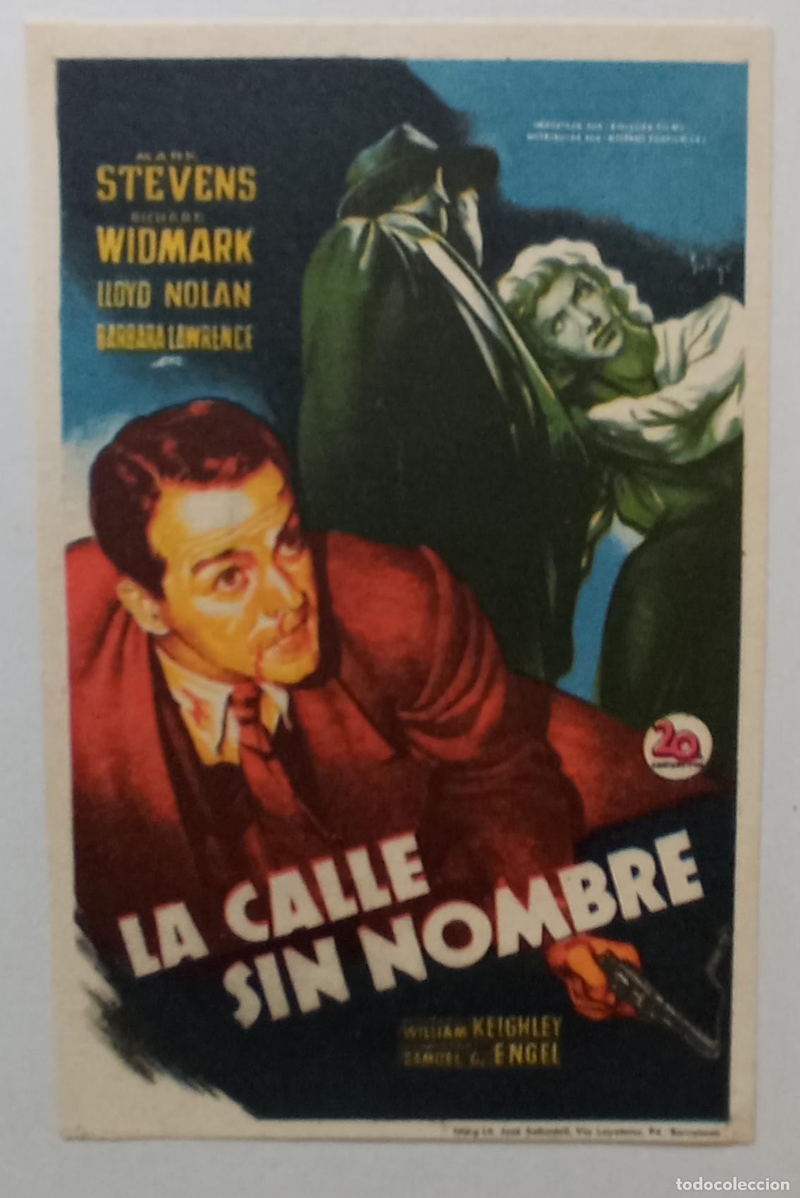Cine: PROGRAMA DE CINE. RICHARD WIDMARK. LA CALLE SIN NOMBRE. SOLIG&Oacute;. - Foto 1