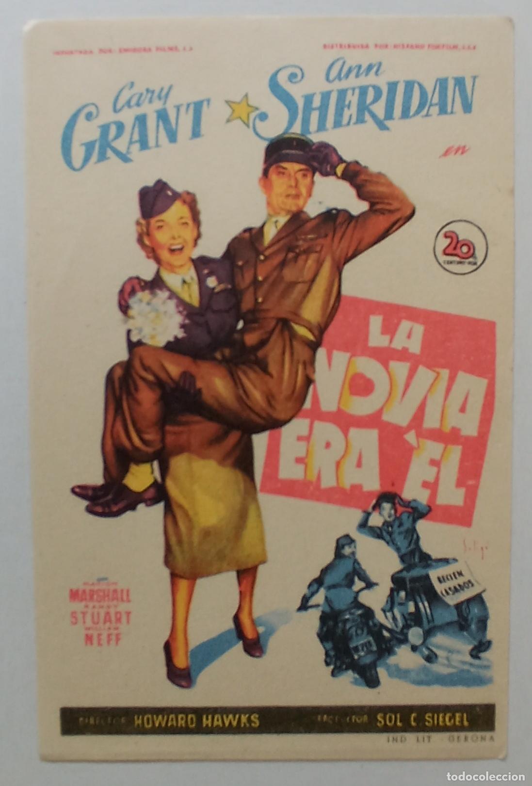 Cine: PROGRAMA DE CINE. CARY GRANT. ANN SHERIDAN. LA NOVIA ERA &Eacute;L. SOLIG&Oacute;.