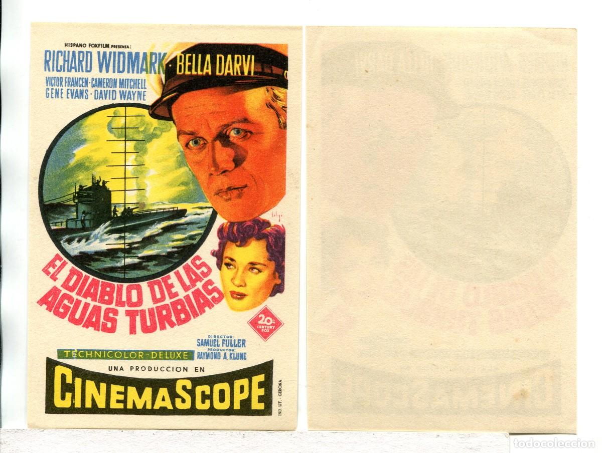 Cine: EL DIABLO DE LAS AGUAS TURBIAS, con Richard Widmark.
