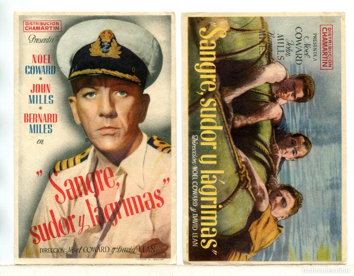 Cine: SANGRE, SUDOR Y LAGRIMAS, con John Mills.
