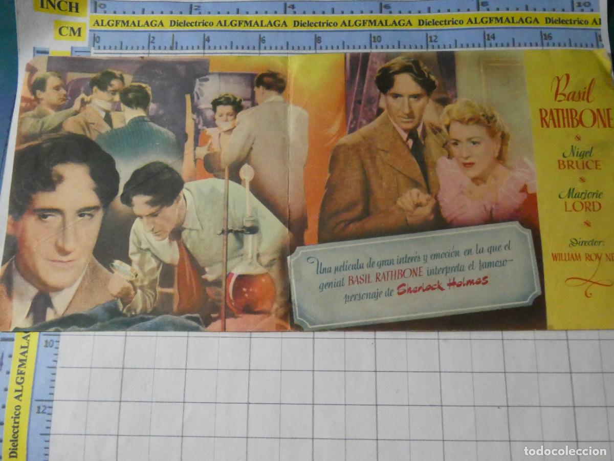 Cine: PROGRAMA MANO PELICULA SHERLOCK HOLMES EN WASHINGTON. SIN PUBLICIDAD. 331 - Foto 2