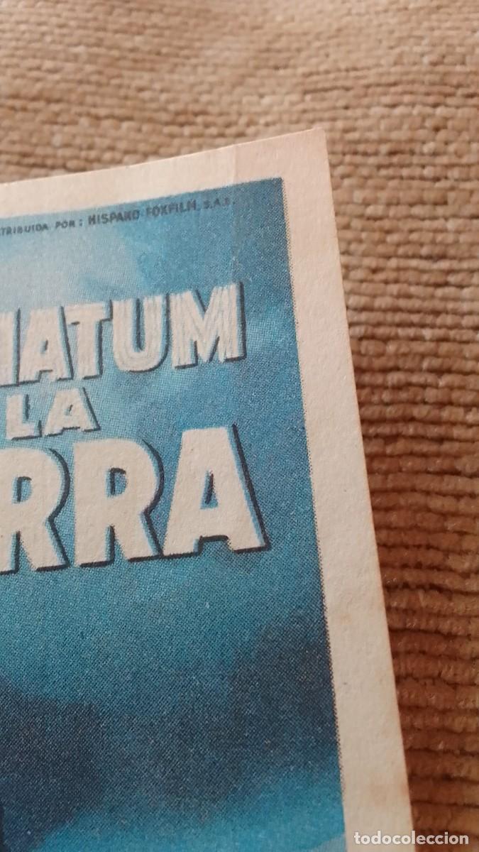Cine: PROGRAMA DE CINE. ULTIMATUM A LA TIERRA. SOLIGO. DE MANO. - Foto 4