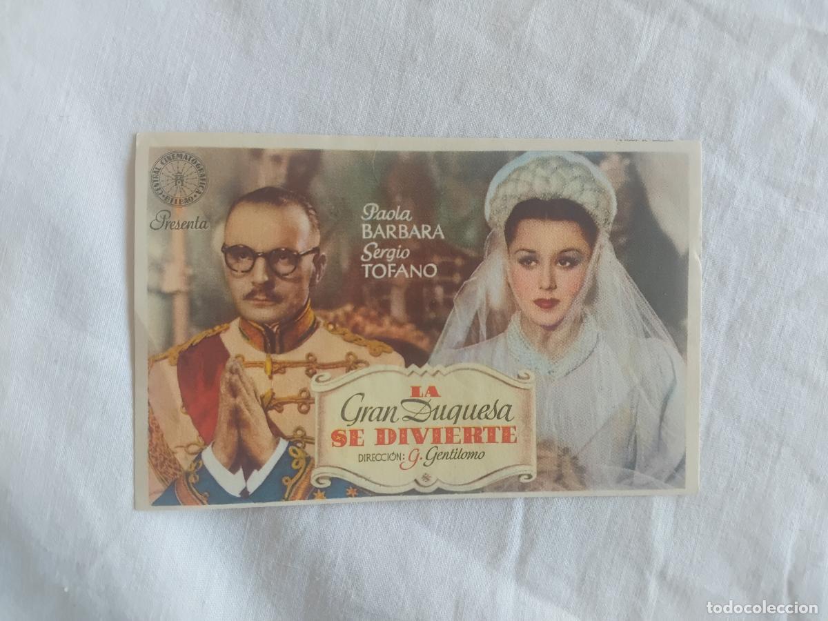 Cine: PROGRAMA DE CINE LA GRAN DUQUESA SE DIVIERTE. CINE CALATRAVAS. - Foto 1