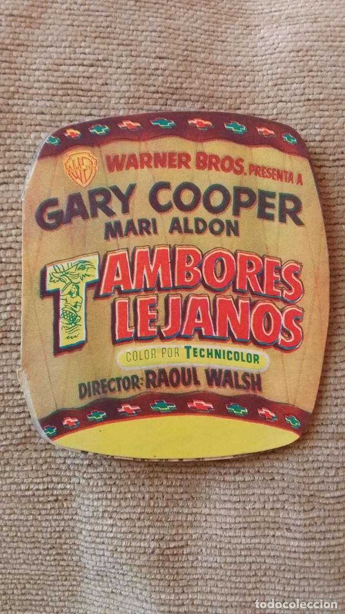Cine: PROGRAMA DE CINE. TAMBORES LEJANOS. DOBLE. GARY COOPER. DE MANO.