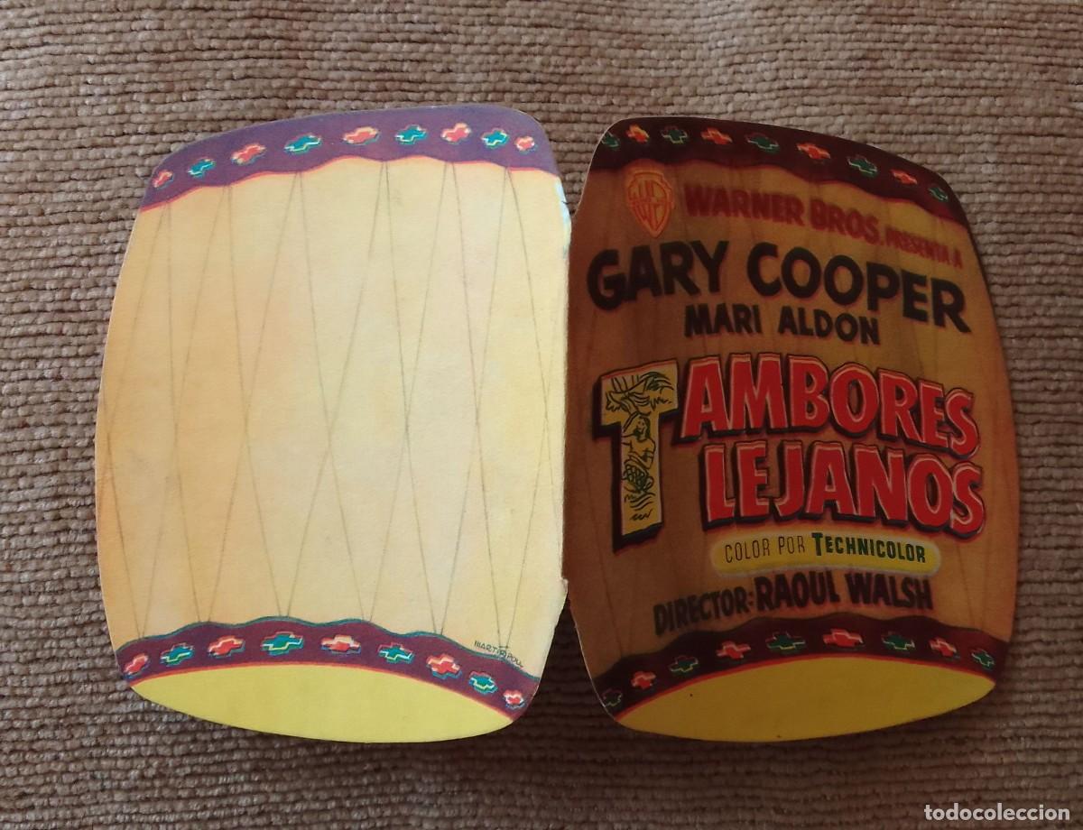 Cine: PROGRAMA DE CINE. TAMBORES LEJANOS. DOBLE. GARY COOPER. DE MANO. - Foto 3