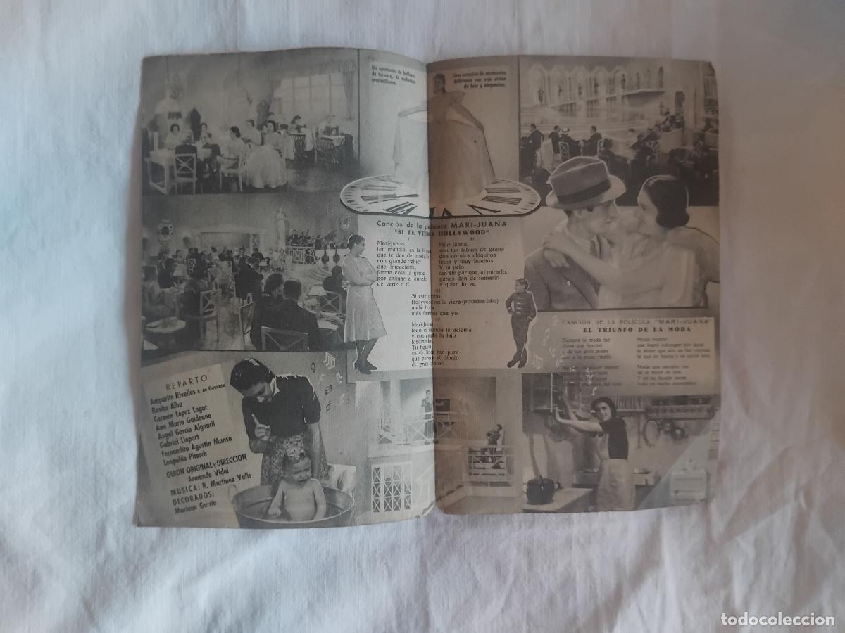 Cine: PROGRAMA DE CINE DOBLE MARI JUANA. AMPARITO RIVELLES. - Foto 2