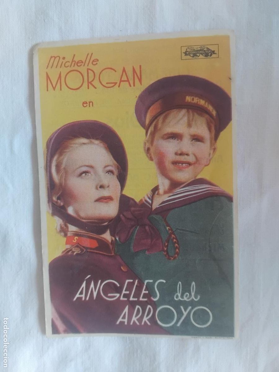 Cine: PROGRAMA DE CINE ANGELES DEL ARROYO. MICHELLE MORGAN. CINEMA VICTORIA 1943.