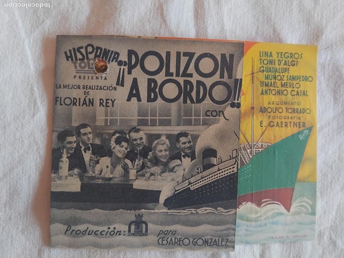 Cine: PROGRAMA DE CINE DOBLE POLIZON A BORDO. CINE LA CALANDRIA. MASNOU.