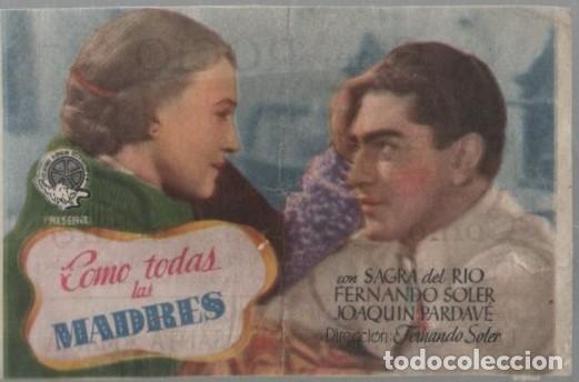 Cine: PROGRAMA DE CINE: COMO TODAS LAS MADRES PC-11490 - Foto 1