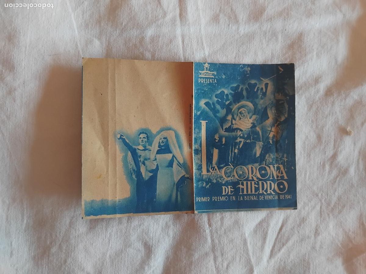 Cine: PROGRAMA DE CINE DOBLE LA CORONA DE HIERRO. - Foto 1