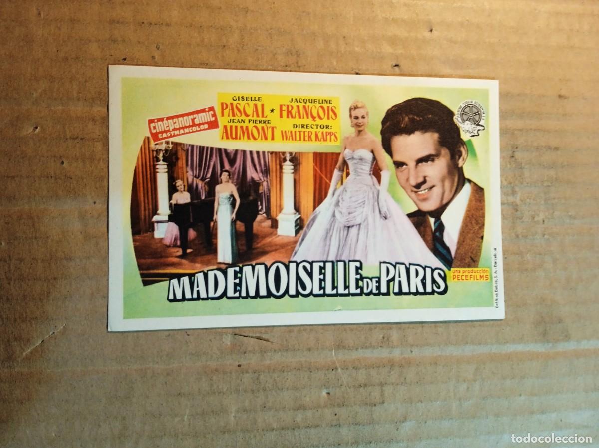 Cine: FOLLETO DE MANO SIN PUBLCIDAD MADEMOISELLE DE PARIS