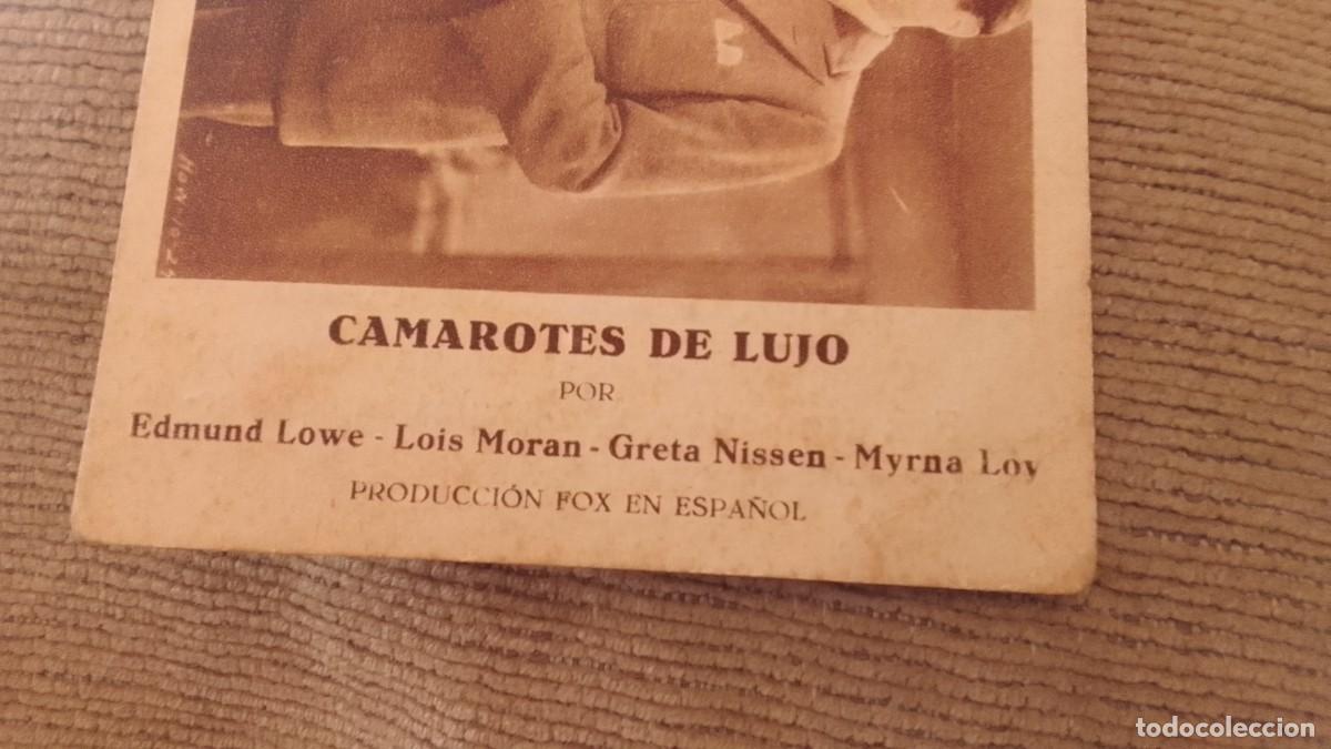 Cine: PROGRAMA DE CINE. CAMAROTES DE LUJO. FOX. TEATRO CIRCO CORTIS. DENIA. DE MANO. - Foto 3