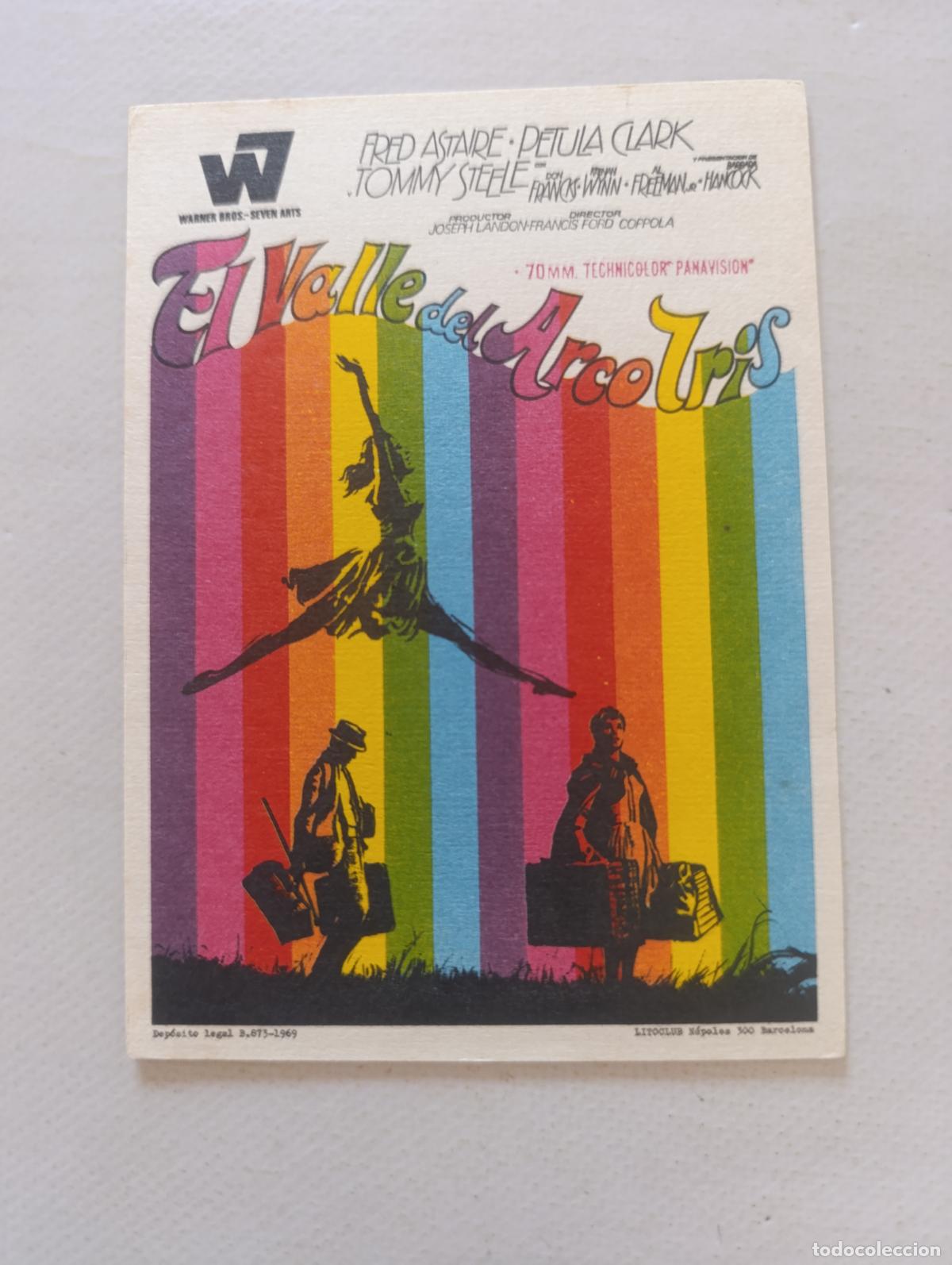 Cine: FOLLETO DE MANO - EL VALLE DEL ARCO IRIS - ARCOIRIS - FRED ASTAIRE - SIN PUBLICIDAD (148K)