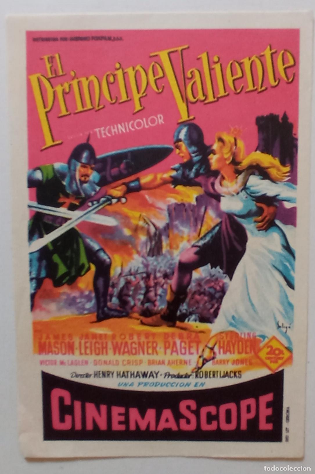 Cine: PROGRAMA DE CINE. JAMES MASON. EL PR&Iacute;NCIPE VALIENTE. SOLIG&Oacute;. CINE COLISEUM. TENERIFE