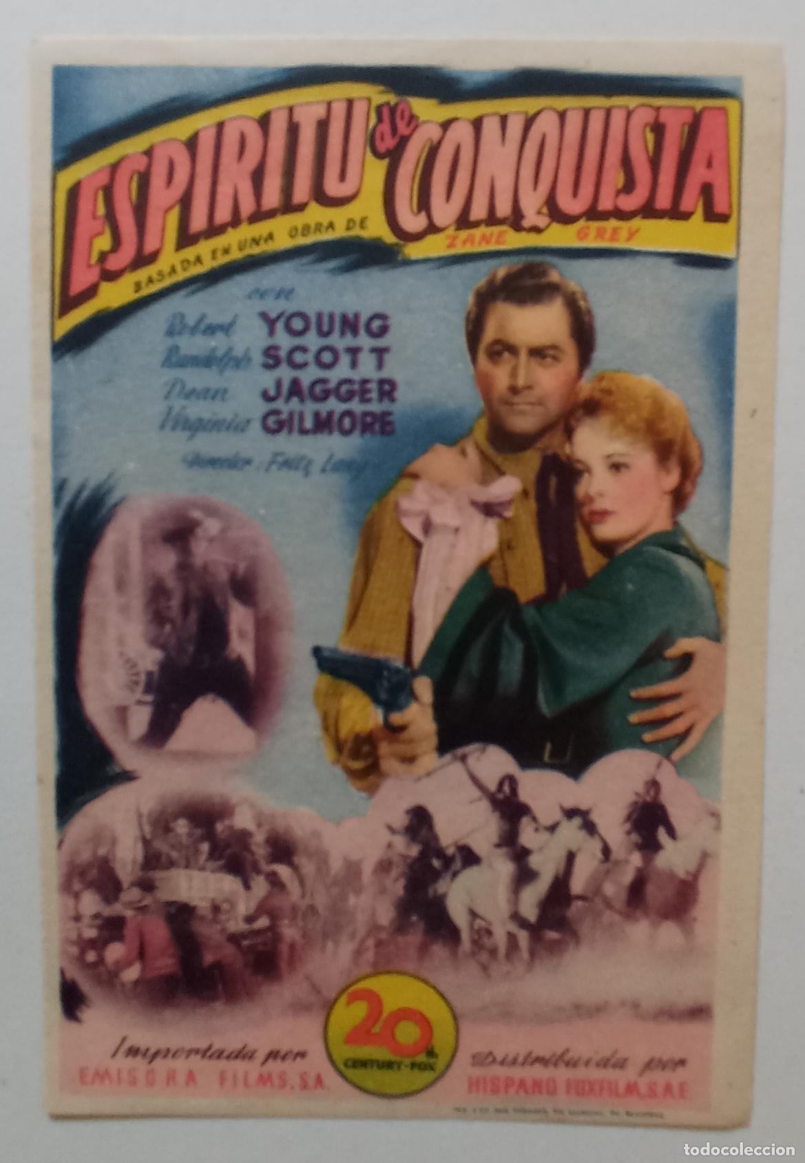 Cine: PROGRAMA DE CINE. ROBERT YOUNG. ESP&Iacute;RITU DE CONQUISTA