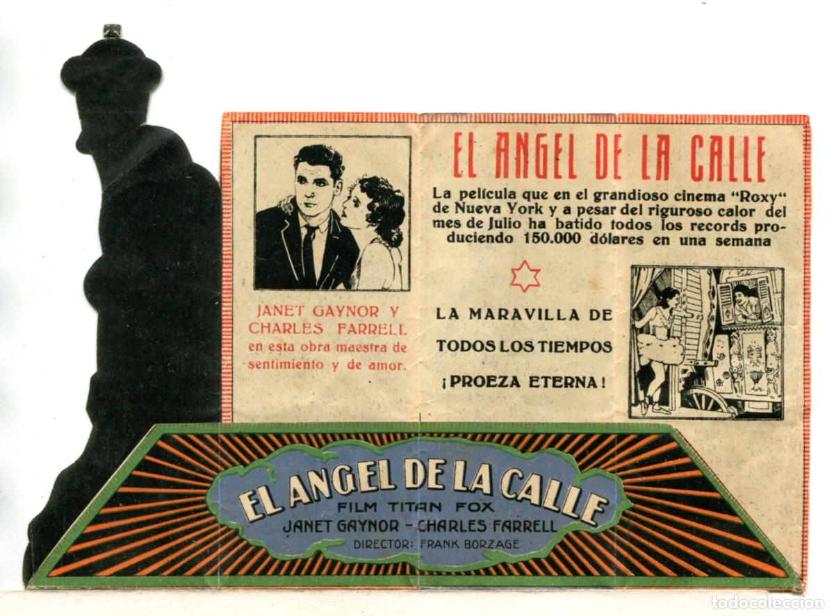 Cine: EL &Aacute;NGEL DE LA CALLE, con Janet Gaynor.