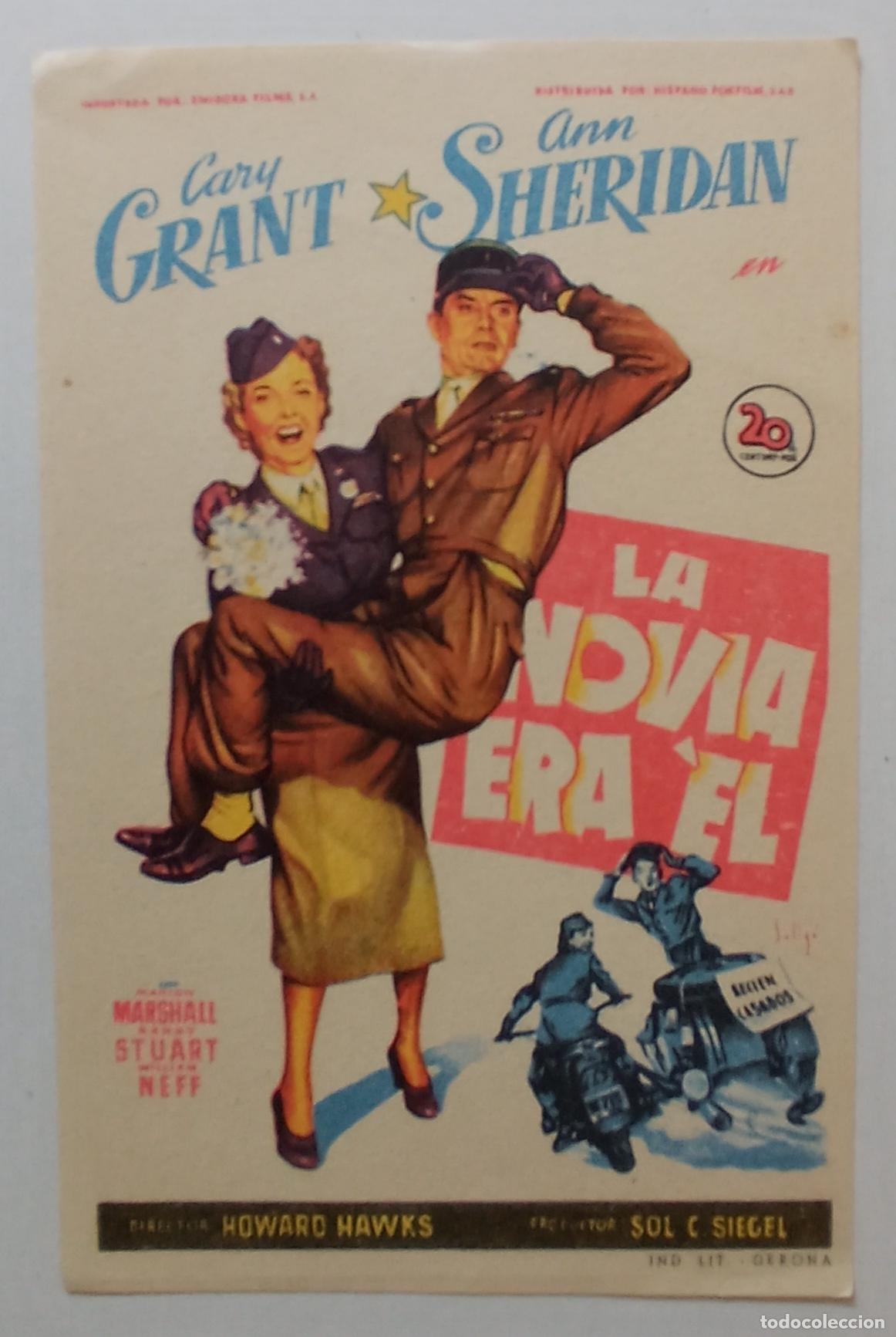 Cine: PROGRAMA DE CINE. CARY GRANT. ANN SHERIDAN. LA NOVIA ERA &Eacute;L. SOLIG&Oacute;