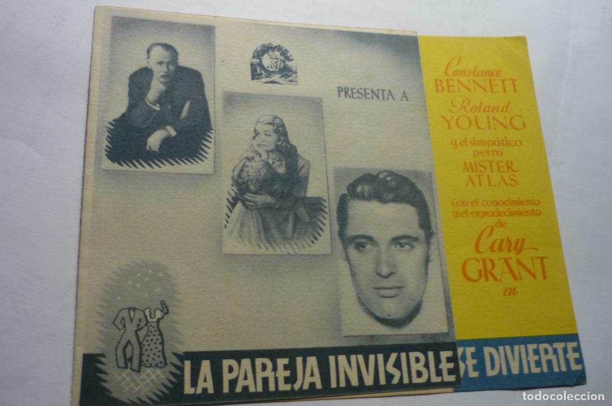 Cine: PROGRAMA DOBLE LA PAREJA INVISIBLE SE DIVIERTE CARI GRANT - Foto 1