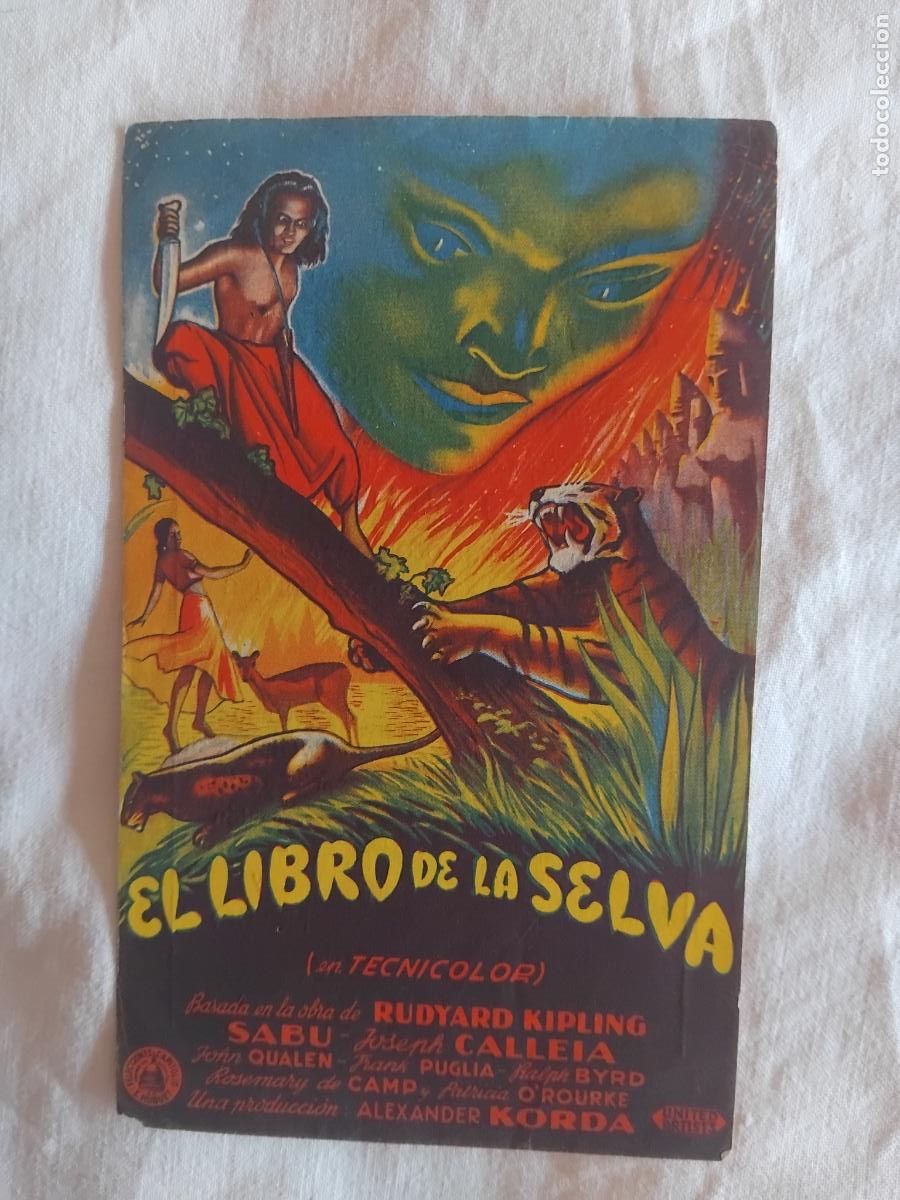 Cine: PROGRAMA CINE EL LIBRO DE LA SELVA. CINE MALDA. BARCELONA.