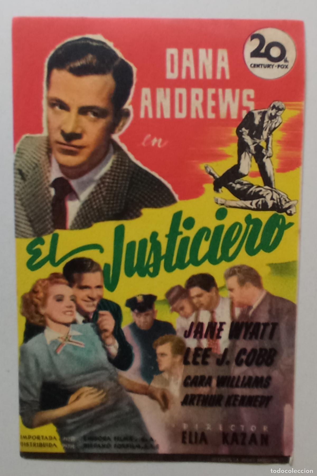 Cine: PROGRAMA DE CINE. DANA ANDREWS. EL JUSTICIERO