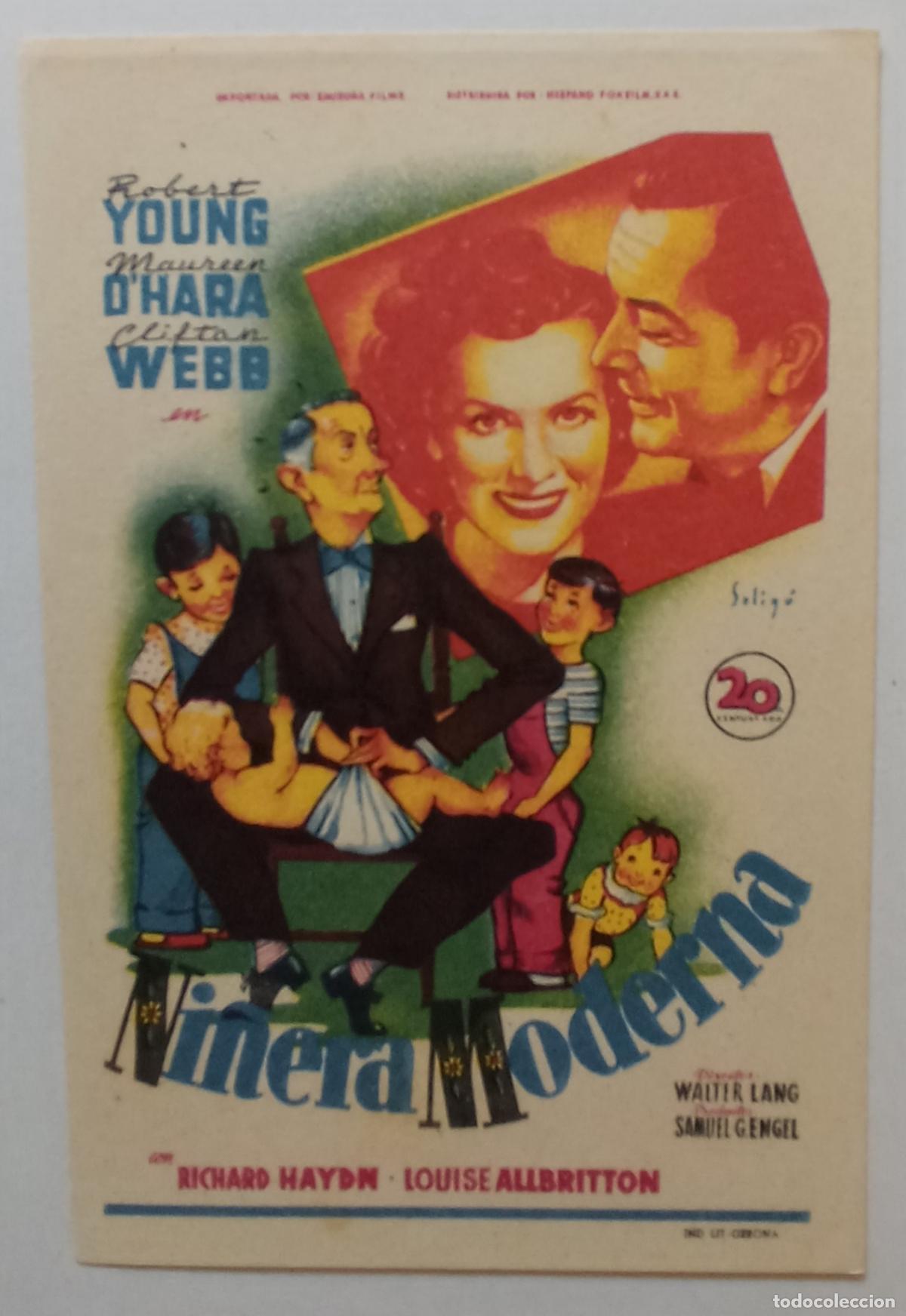 Cine: PROGRAMA DE CINE. ROBERT YOUNG. MAUREEN O'HARA. NI&Ntilde;ERA MODERNA. SOLIG&Oacute;