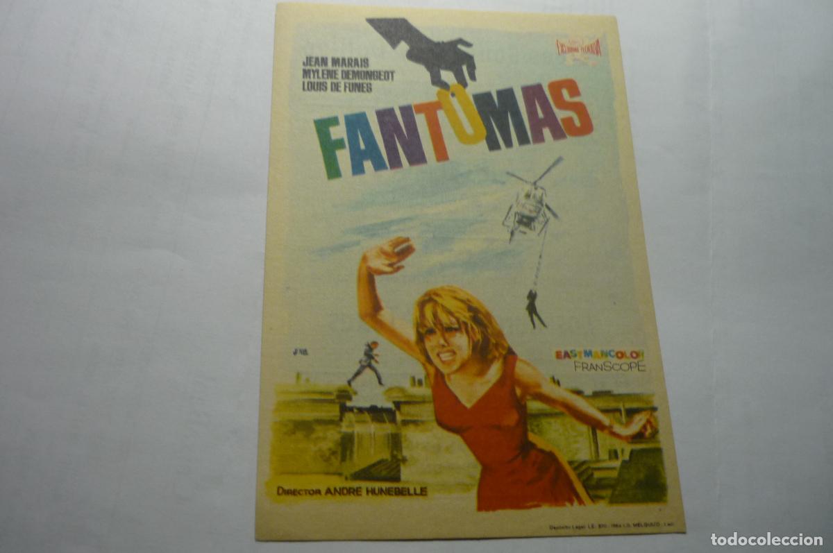 Cine: programa fantomas jean marais publicidad - Foto 1