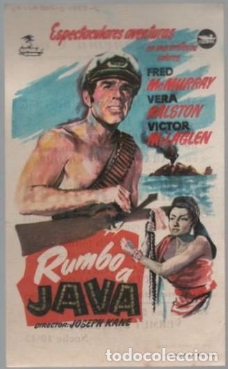 Cine: PROGRAMA DE CINE: RUMBO A JAVA PC-11497