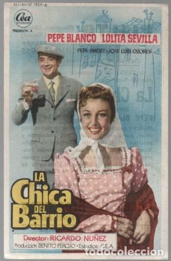 Cine: PROGRAMA DE CINE: LA CHICA DEL BARRIO PC-11508