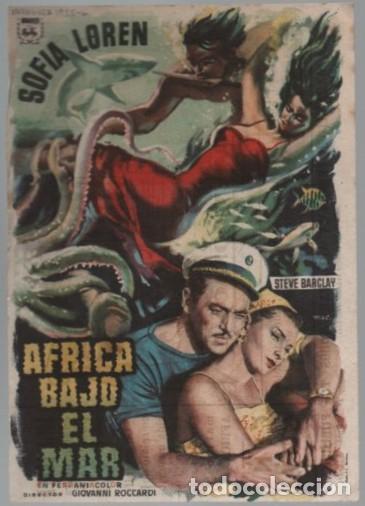 Cine: PROGRAMA DE CINE: AFRICA BAJO EL MAR PC-11511