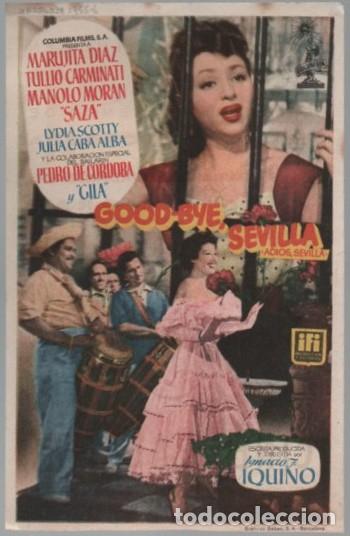 Cine: PROGRAMA DE CINE: GOOD BYE, SEVILLA PC-11515 - Foto 1