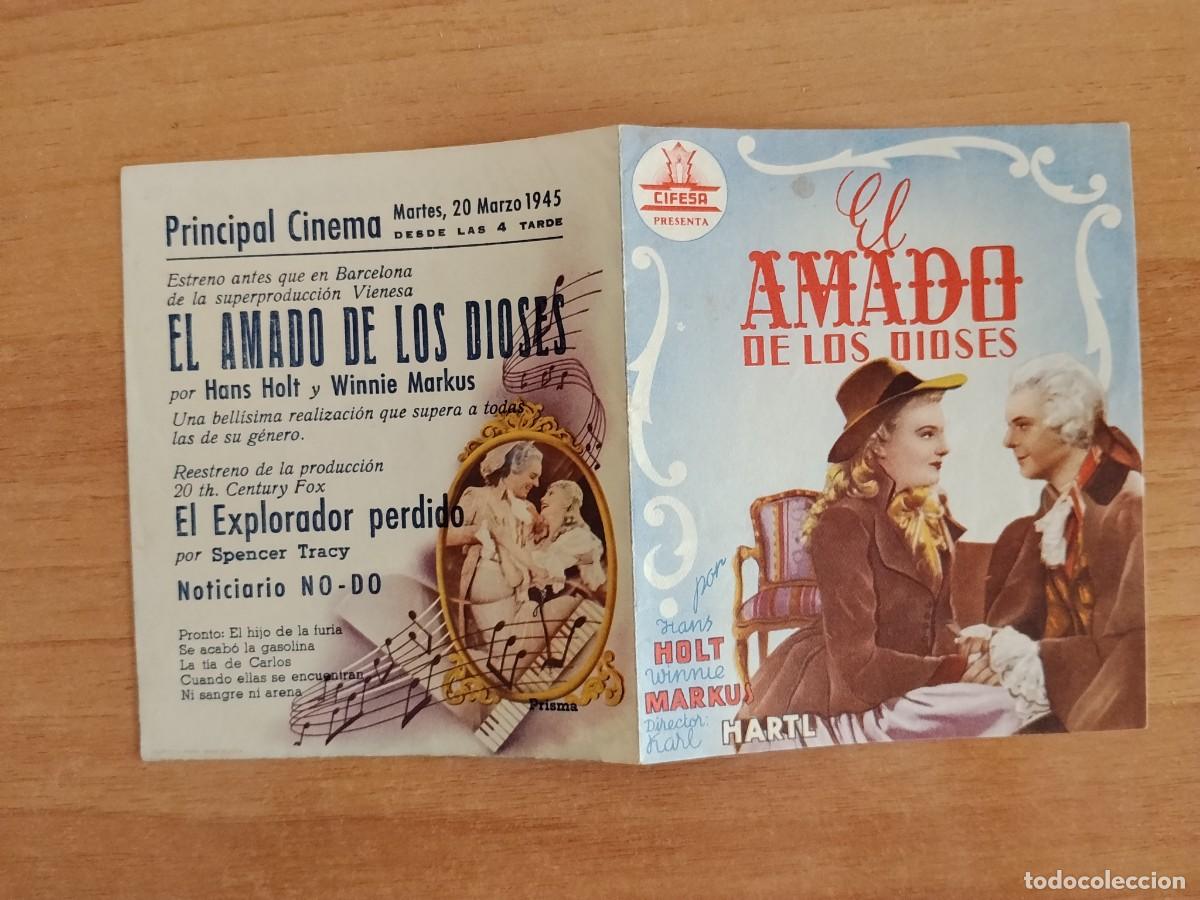 Cine: ROSA-PROGRAMA DE LA PELICULA---EL AMADO DE LOS DIOSES