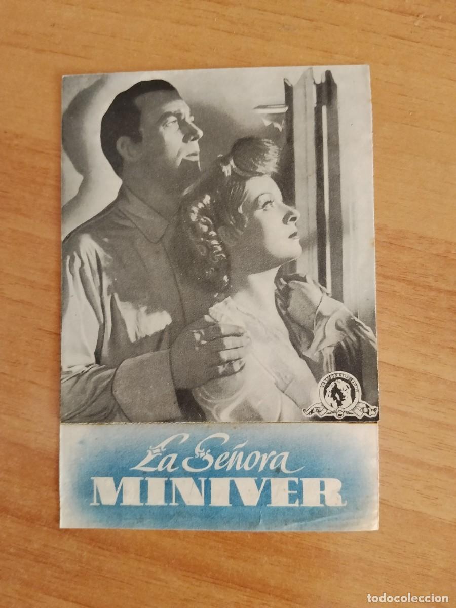 Cine: ROSA-PROGRAMA DE LA PELICULA---LA SE&Ntilde;ORA MINIVER