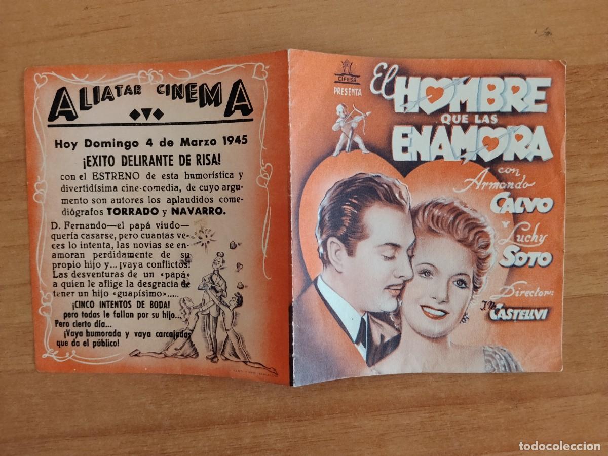 Cine: ROSA-PROGRAMA DE LA PELICULA---EL HOMBRE QUE LAS ENAMORA