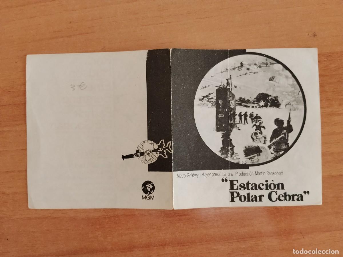 Cine: ROSA-PROGRAMA DE LA PELICULA--- ESTACION POLAR CEBRA