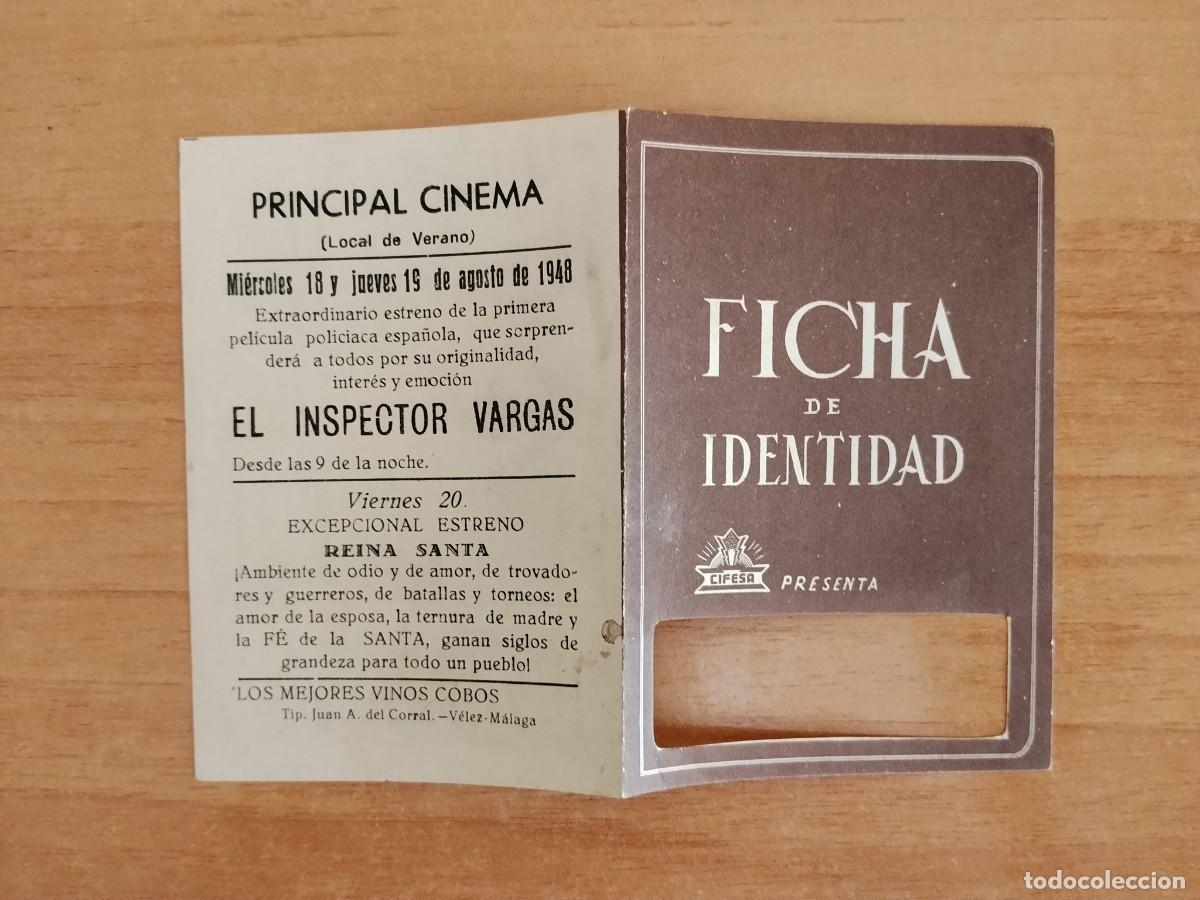 Cine: ROSA-PROGRAMA DE LA PELICULA--- FICHA DE IDENTIDAD