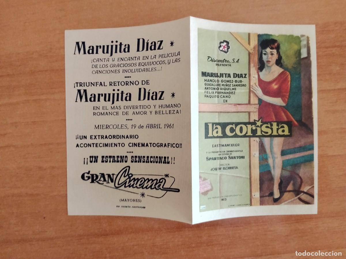Cine: ROSA-PROGRAMA DE LA PELICULA---LA CORISTA
